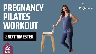 Ultimate Pregnancy Pilates Routine for 2nd Trimester [upl. by Trebor]