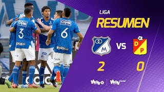 Millonarios vs Pereira Resumen y goles Liga BetPlay 2022II  Cuadrangulares fecha 3 [upl. by Laurens]