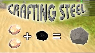 Roblox Booga Booga  How To Make STEEL [upl. by Efar327]