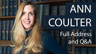 Ann Coulter  Full Address and QampA  Oxford Union [upl. by Nanete]