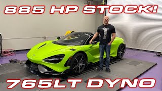 765LT should be called the 865LT  McLaren 765LT Dyno Testing compared to 720S [upl. by Fronnia]