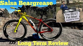 Salsa Beargrease 18 month Review and Mods  Fat Bike [upl. by Cappello955]