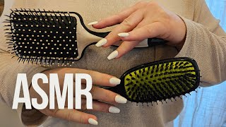 ASMR  FAST AND AGGRESSIVE HAIR BRUSHING SOUNDS asmr hairbrushing hairbrushes [upl. by Darb]