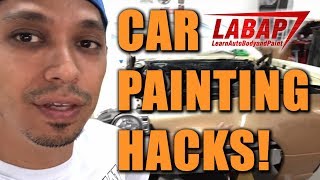 Car Painting HACKS No Primer Needed Over Clearcoat  Basecoat With Atom X16 [upl. by Effy]