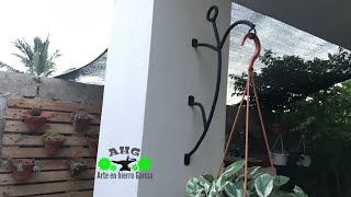 nueva idea de herrería para jardín arte en hierro García [upl. by Ednutey]