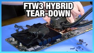 EVGA 1080 Ti FTW3 Hybrid TearDown [upl. by Rahm477]