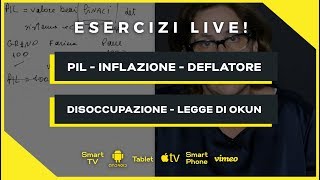 Pil Tasso di disoccupazione tasso di inflazione legge di Okun  Macroeconomia Economia Politica [upl. by Lat]