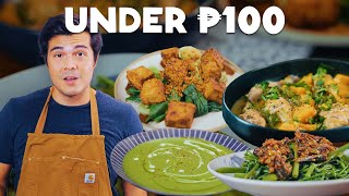 Healthy Meals Under ₱100 2 Dollar Dishes By Erwan [upl. by Hootman]