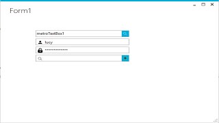 C Tutorial  Metro TextBox  FoxLearn [upl. by Laughton652]