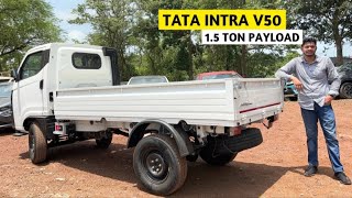 Tata intra V50 pickup review 2024 [upl. by Lirva]