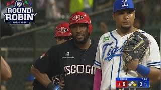 Resumen Leones del Escogido VS Tigres del Licey Round Robin 07012024 [upl. by Hinkle849]