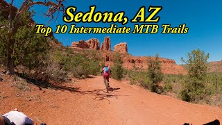 Top 10 Intermediate MTB Trails in Sedona AZ  everything you need to know [upl. by Elspet]