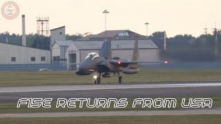 F15s returning from USA [upl. by Antoni]