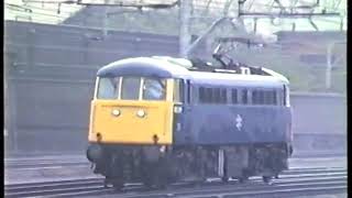 British RailCrewe 18 August 1988 inc Roarers [upl. by Monney963]