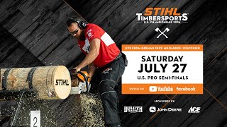 STIHL TIMBERSPORTS® 2024 US PRO SEMIFINALS POOL B​ [upl. by Spevek]