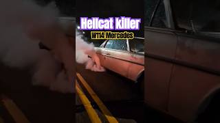 Hellcat Killer Mercedes 280c w114 mercedes burnout hellcat srt benz cars v8 turbo [upl. by Gualtiero734]