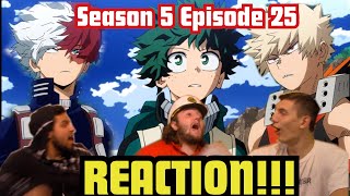 The Custodians REACT to My Hero Academia Season 5 Episode 25 Blessings [upl. by Adierf668]