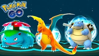 THE ALL STARTER CHALLENGE IN POKEMON GO THIS IS IMPOSSIBLE Using Charizard Venusaur amp Blastoise [upl. by Ardnasal]