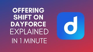 How To Offer Shift On Dayforce 2024 [upl. by Beattie]