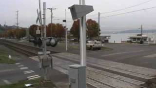 Demonstration of wayside horns installed at McCarver and Ruston Way in Tacoma WA [upl. by Yggep]