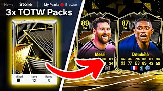 I PACKED 3x TOTW CARDS IN FC 25 😨 FC 25 Ultimate Team [upl. by Kraft]