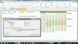 Excel  NETTOARBEITSTAGE und NETTOARBEITSTAGEINTL  Arbeitstage berechnen [upl. by Janus]