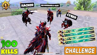 😱 OMG  SUPER RICH HACKER USING BLOODRAVEN XSUIT KILLED WHOLE SERVER amp CHALLENGED MRCYBER IN BGMI [upl. by Duwad362]