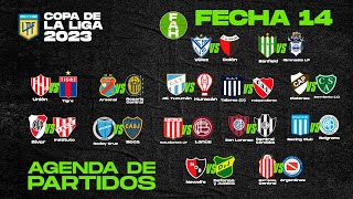 👀 Calendario Fútbol Argentino fecha 14 Lo que Debes Saber de la Próxima Fecha de la Copa de la Liga [upl. by Nerine431]