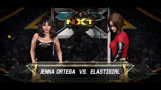 Request Jenna Ortega Celebrity vs Elastigirl The Incredibles WWE2K23 [upl. by Burns]