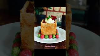 Unique dessert ideas  Plating food techniques  shorts viral cooking homemade [upl. by Ahsieyt792]