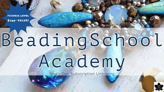 BeadingSchool Academy BiMonthly DIY Bead Box  Nov 2021 [upl. by Favian]