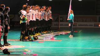 U19 WM Hamburg Die Nationalhymne vor dem Spiel gegen Kanada [upl. by Ahtreb]