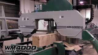 WM4000 Industrial Sawmill  High Production ThinKerf Headrig  WoodMizer [upl. by Melita]