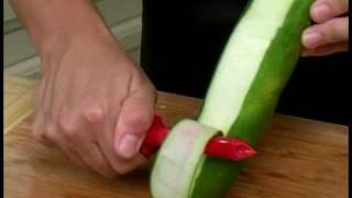 Cooking Tips  How to Ribbon Cucumbers [upl. by Boylan]