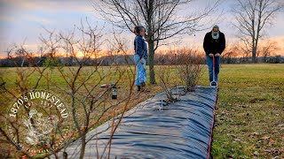 Installing Weed Barrier Like a PRO  Low Cost amp No Equipment Required [upl. by Eniamret]