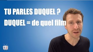 Pronoms relatifs simples et composés  explication dialogue Le film dont tu mas parlé [upl. by Guillaume]