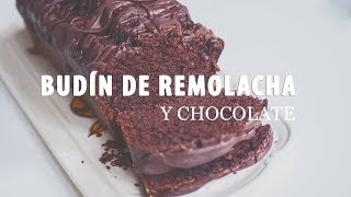 Budín de remolacha y chocolate  Receta fácil y rápida para la hora del té [upl. by Nirual458]