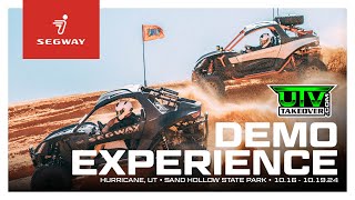 UTV Takeover  Sand Hollow Demo Experience  Segway Powersports [upl. by Suhail]