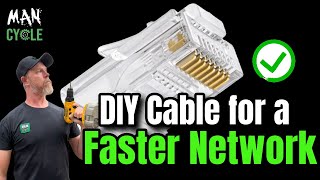 FASTEST RJ45 Connection EVER with DIY Ethernet Cable  Cat5e or Cat6 [upl. by Atnad412]