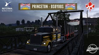 ATS 149Princeton  Osoyoos Blades WS4900FXManac Logging Trailer by Pizzster Modding [upl. by Sidnala32]