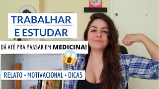 COMO TRABALHAR E ESTUDAR PRO ENEM relato  motivacional  dicas [upl. by Azaleah]