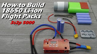 Howto Make 18650 Liion Battery Packs [upl. by Hawker]