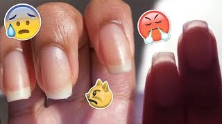 How To Strengthen your Thin Brittle Nails this Winter✌️😸 2nd Natural Nails Update [upl. by Beker334]