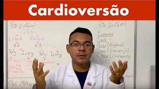 Cardioversão elétrica ou química [upl. by Ynohtnael479]