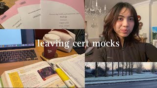 leaving cert mocks  study with me [upl. by Keemahs]