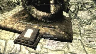 Skyrim Trophy Guide How to find Bolars Oathblade Really awesome looking sword [upl. by Ebanreb668]