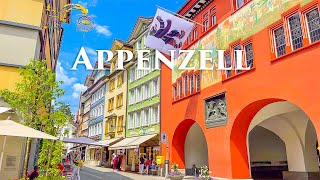 Appenzell 4K  The Most Beautiful Canton in Switzerland  Travel Vlog Walking Tour [upl. by Yrgoerg]