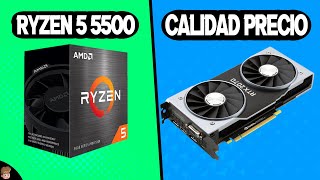 Las MEJORES tarjetas graficas CALIDAD PRECIO para Ryzen 5 5500 en 2024 [upl. by Telrahc]