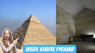 Inside Pyramid of Khafre  Dentro la Piramide di Chefren [upl. by Aerdnna]