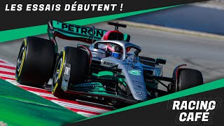 Les essais F1 2022 débutent   RACING CAFÉ [upl. by Sheeree]